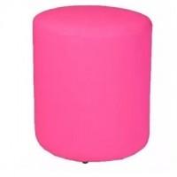 Puff Redondo Rosa  Puff Redondo Rosa